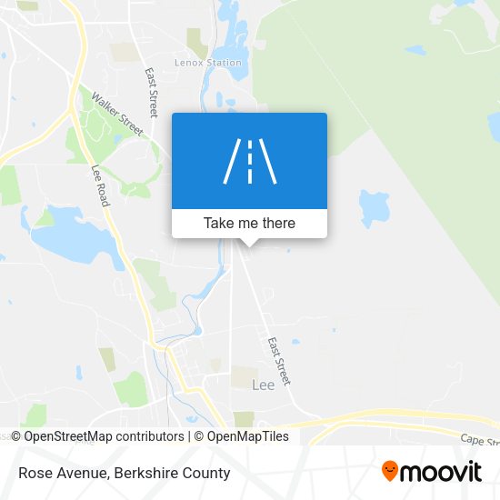 Mapa de Rose Avenue