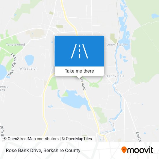 Rose Bank Drive map