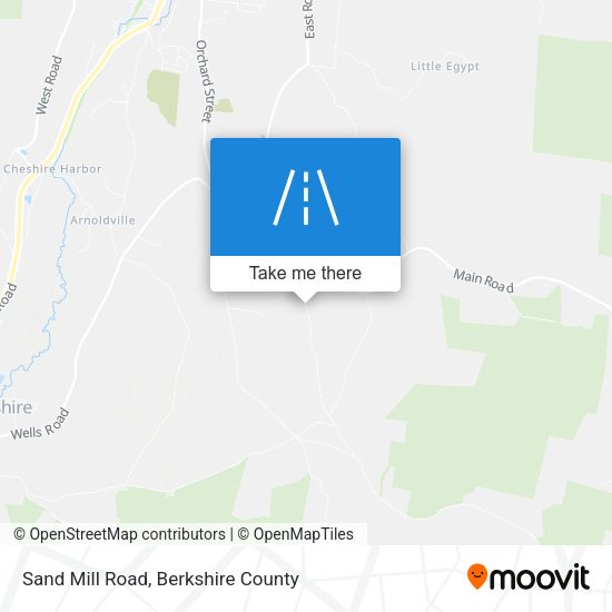 Sand Mill Road map
