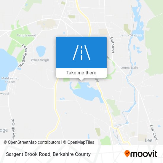 Sargent Brook Road map