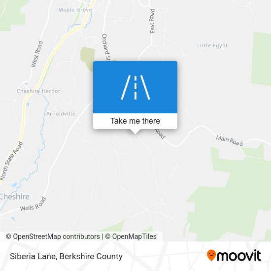 Mapa de Siberia Lane