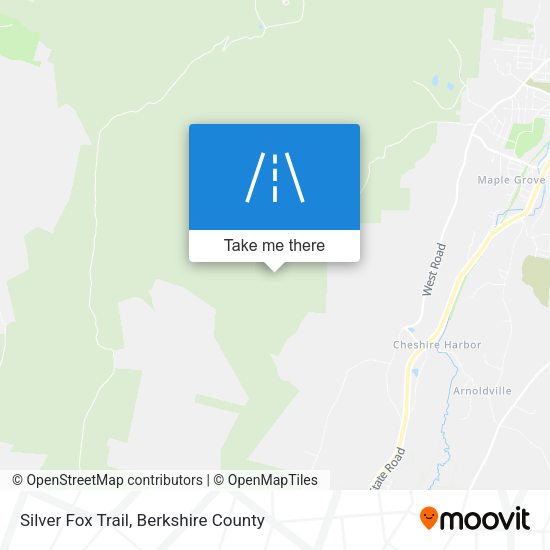 Silver Fox Trail map