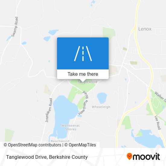 Tanglewood Drive map