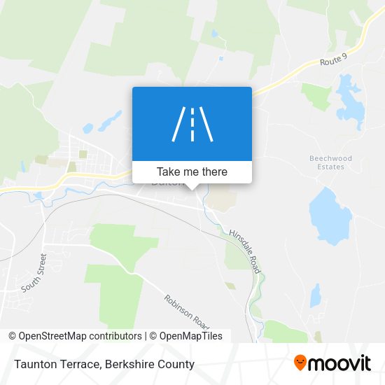 Mapa de Taunton Terrace