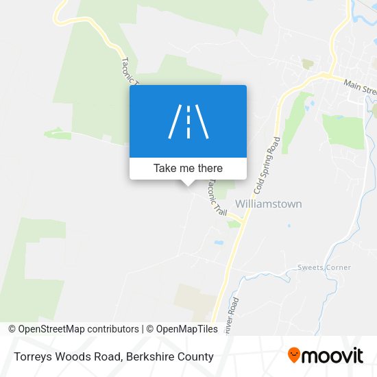 Torreys Woods Road map