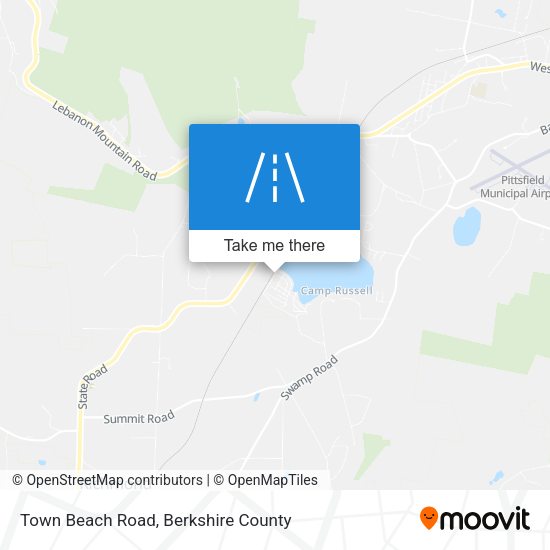 Town Beach Road map