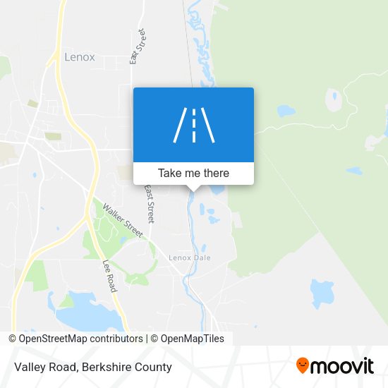 Mapa de Valley Road