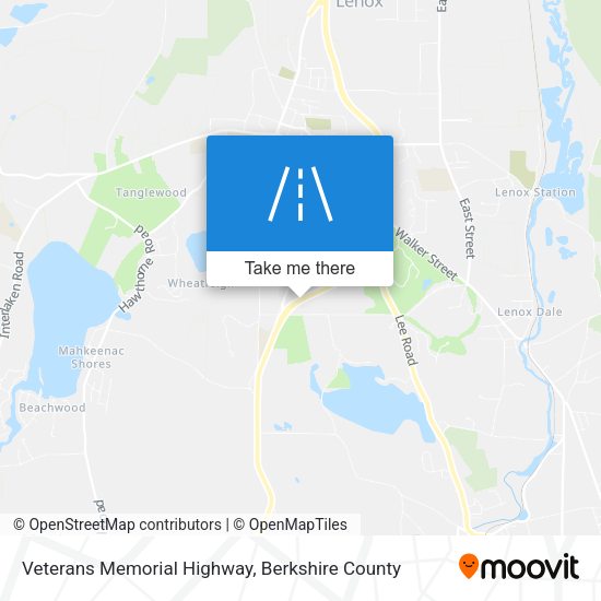 Veterans Memorial Highway map