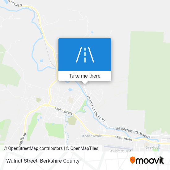 Mapa de Walnut Street