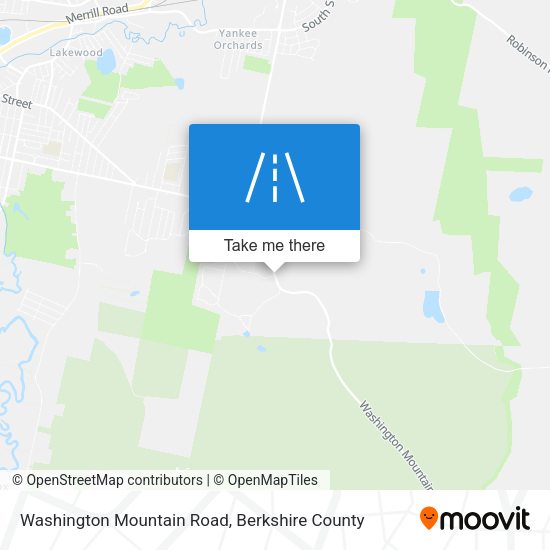Washington Mountain Road map