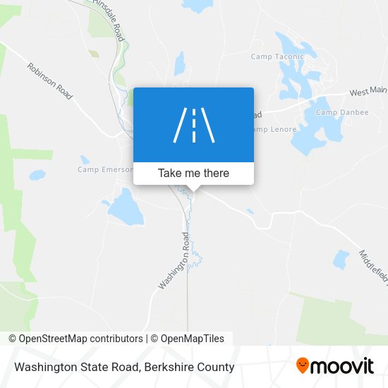 Washington State Road map