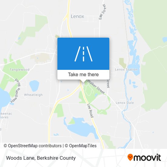 Mapa de Woods Lane