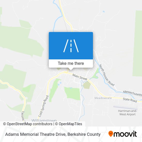 Mapa de Adams Memorial Theatre Drive