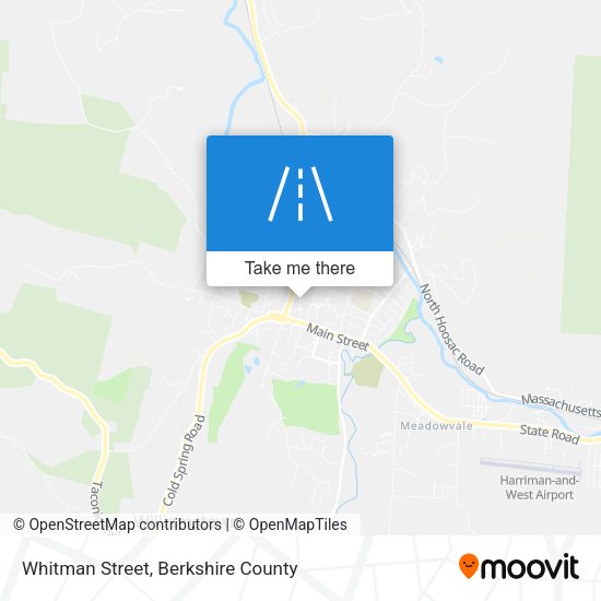 Whitman Street map