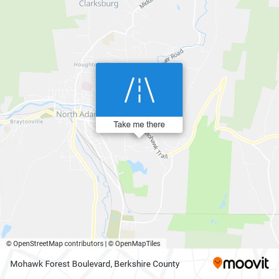Mohawk Forest Boulevard map
