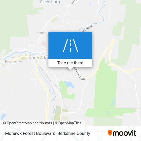 Mohawk Forest Boulevard map