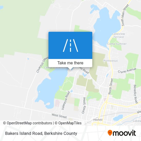 Mapa de Bakers Island Road