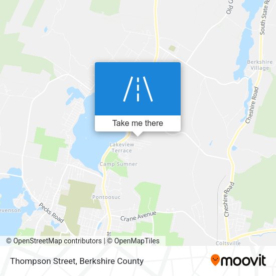 Thompson Street map