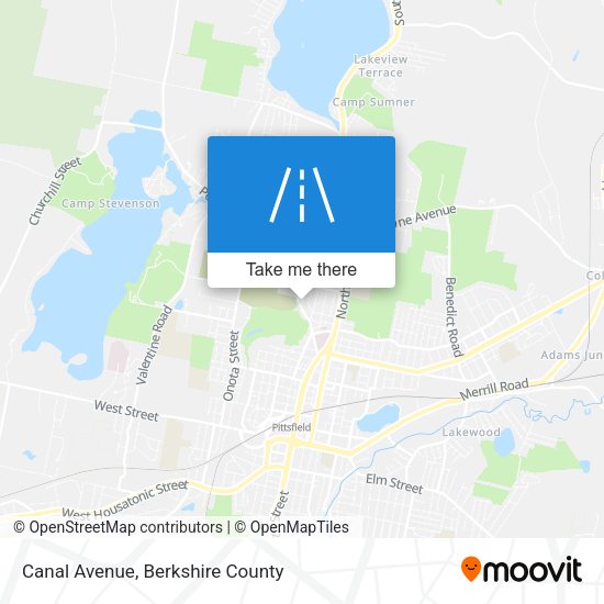 Canal Avenue map