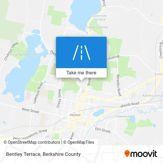 Bentley Terrace map