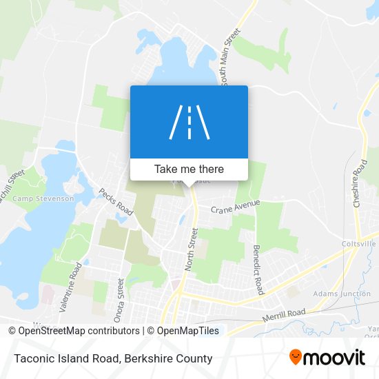 Taconic Island Road map