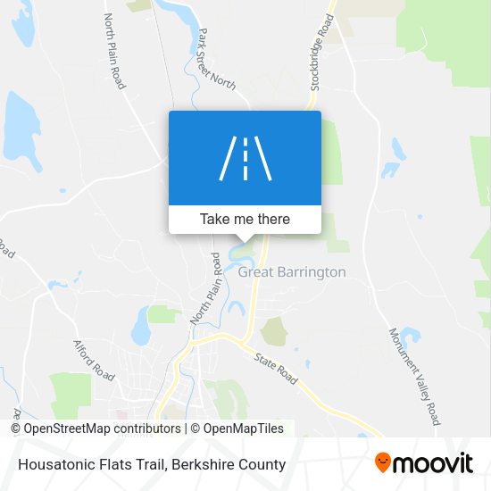 Mapa de Housatonic Flats Trail