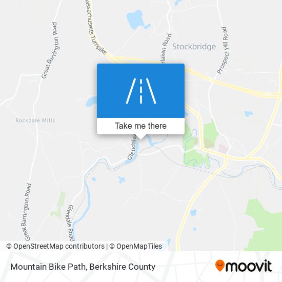 Mountain Bike Path map