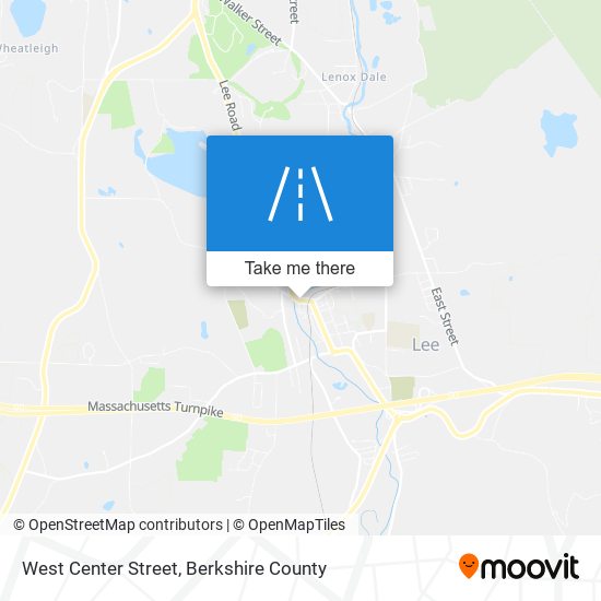 Mapa de West Center Street