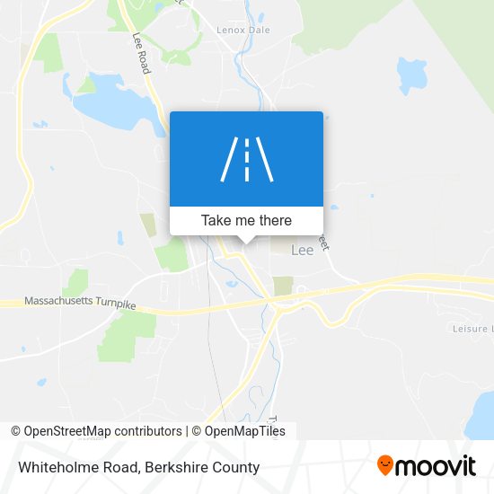 Whiteholme Road map