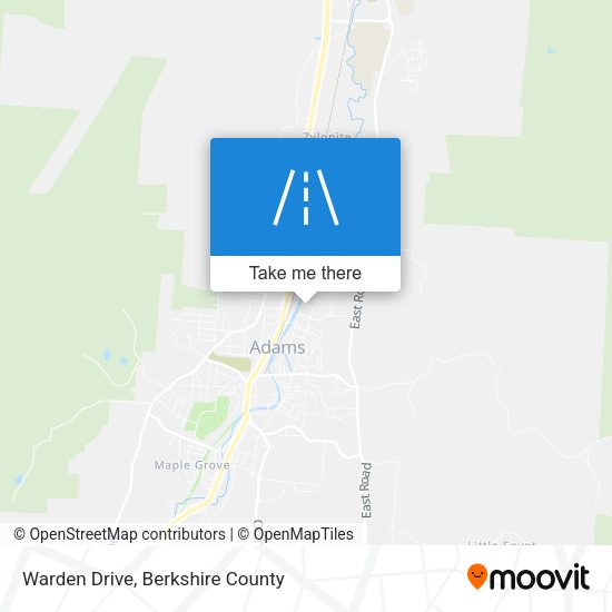 Warden Drive map