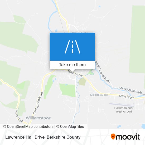Lawrence Hall Drive map