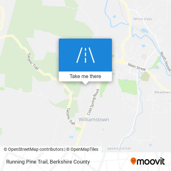 Mapa de Running Pine Trail