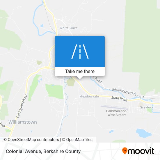 Colonial Avenue map