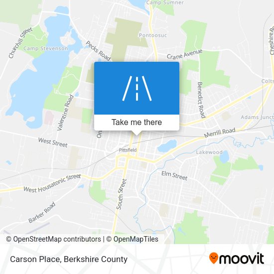 Carson Place map