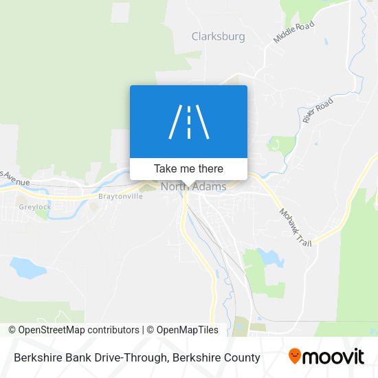 Mapa de Berkshire Bank Drive-Through
