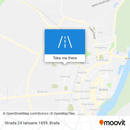 Strada 24 Ianuarie 1859 map