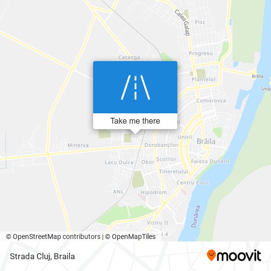 Strada Cluj map