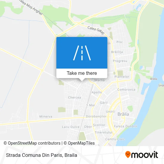 Strada Comuna Din Paris map