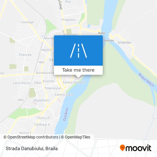 Strada Danubiului map