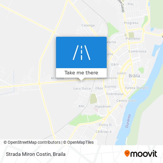 Strada Miron Costin map