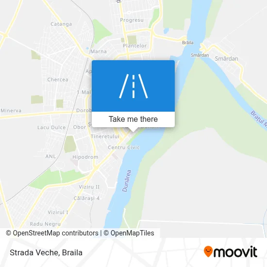 Strada Veche map