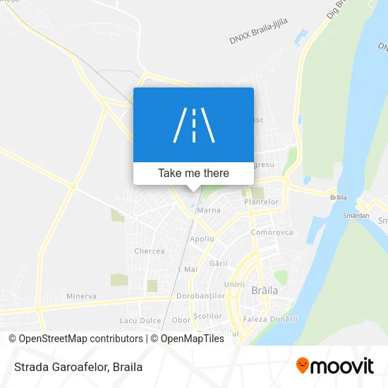Strada Garoafelor map