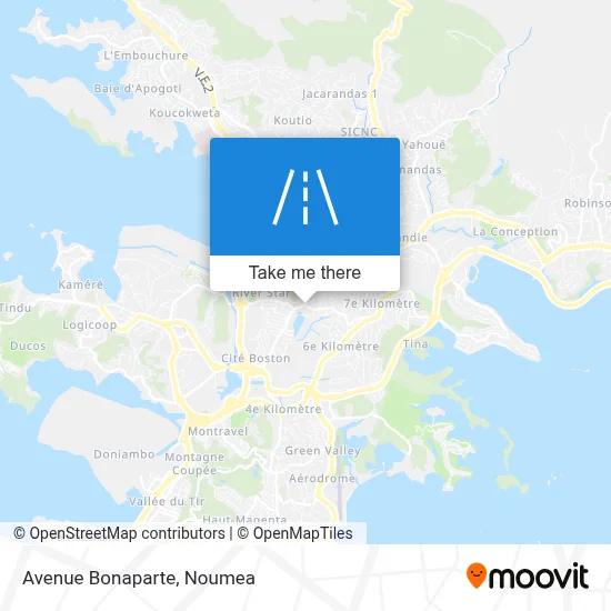 Avenue Bonaparte map