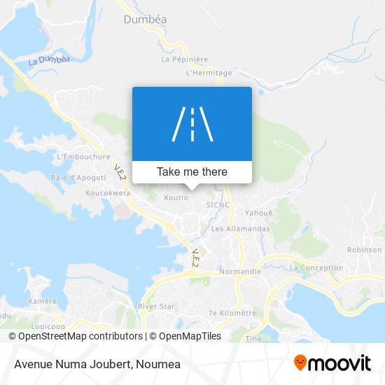 Avenue Numa Joubert map