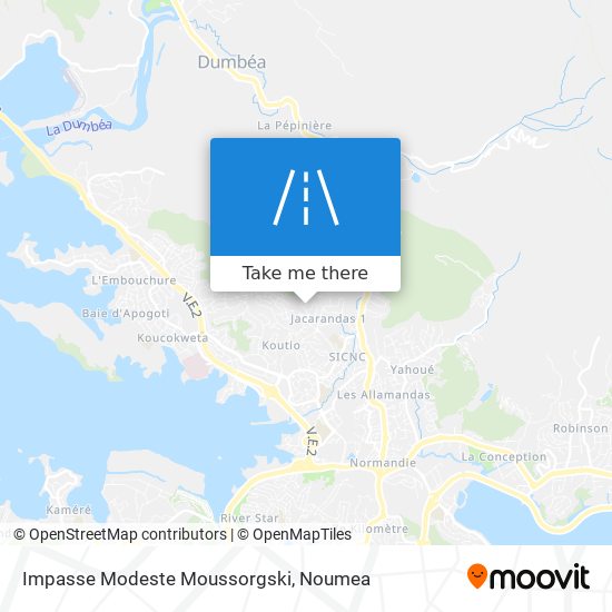 Impasse Modeste Moussorgski map