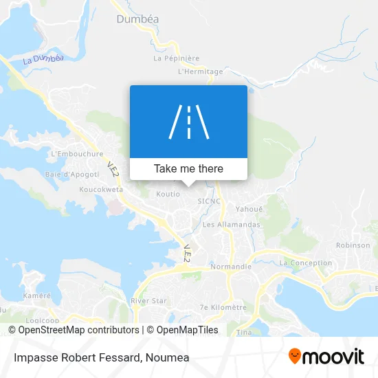 Impasse Robert Fessard map