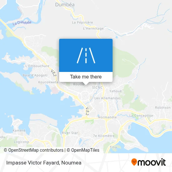 Impasse Victor Fayard map