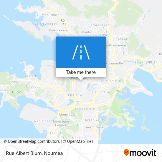 Rue Albert Blum map