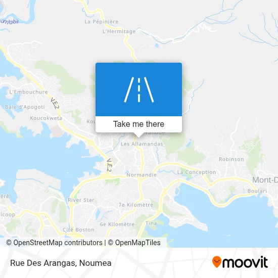 Rue Des Arangas map
