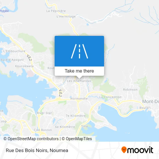 Rue Des Bois Noirs map